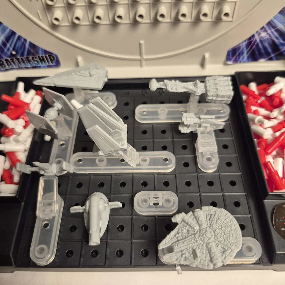 Star Wars Battleship 2014‎ Edition Made In USA Complete Disney Hasbro Gaming
